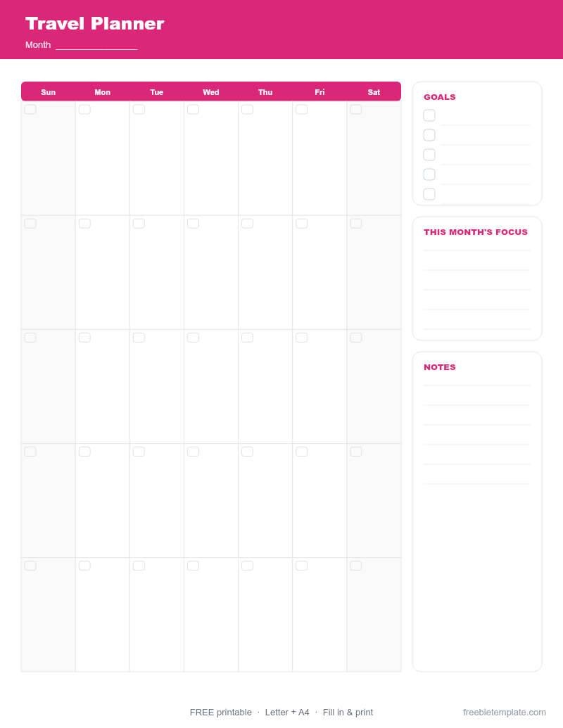 Travel Planner preview